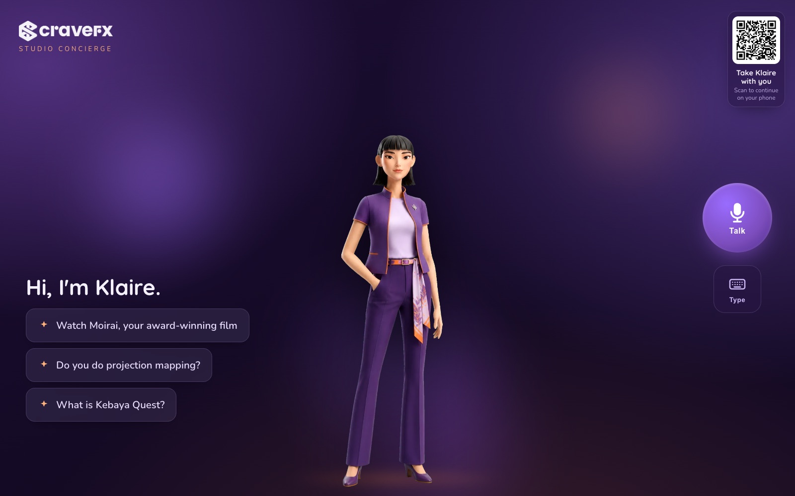 Klaire Concierge screenshot