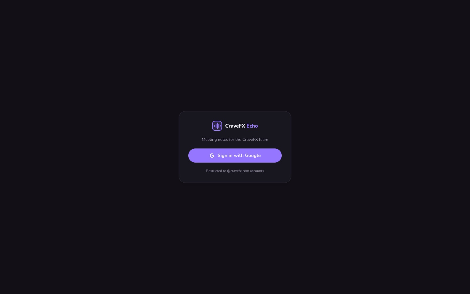 CraveFX Echo screenshot