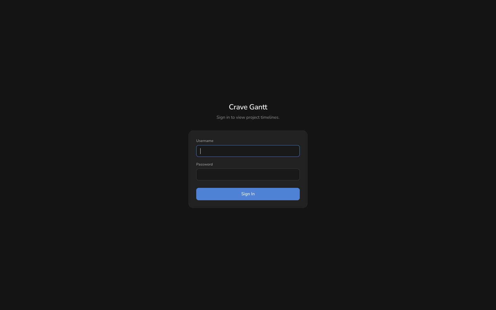 Gantt screenshot