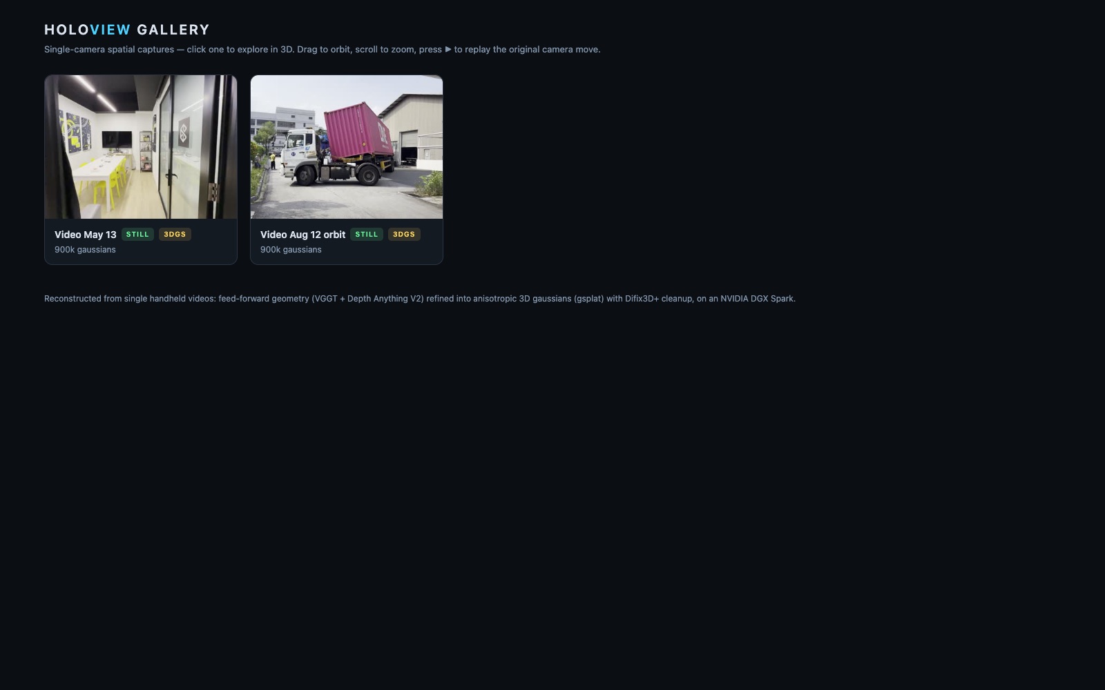 HoloView Gallery screenshot